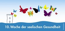 Foto zeigt Sparrenburg und Schmetterlinge