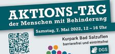 Schriftzug Aktionstag 2022 in Bad Salzuflen