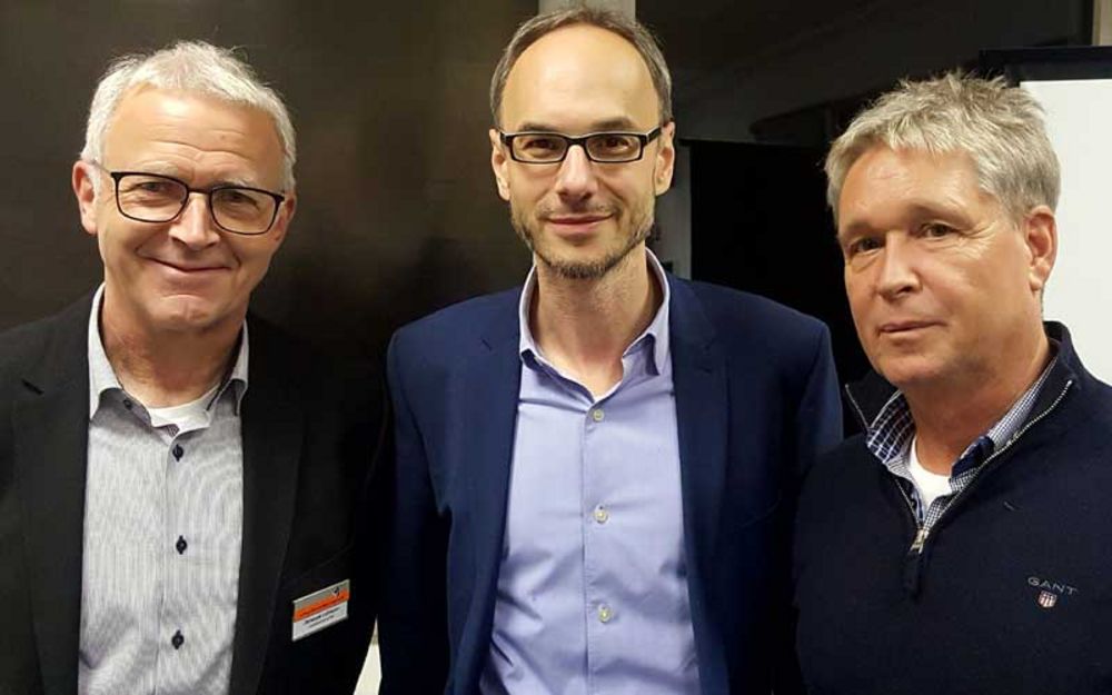 Gruppenfoto Christoph Leßmann, Timo Prieß und Klaus Wollny (von links)