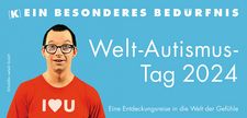 Foto zeigt jungen Mann in rotem T-Shirt mit Aufschrift "I love you" und Filmtitel (K)ein besonderes Bedürfnis