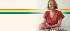 Foto Nicole Kieselbach vom ATZ Bielefeld mit selbstgenähten Masken