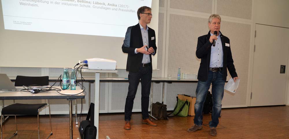 Gruppenbild links Prof. Dr. Christian Huppert, rechts Klaus Wollny