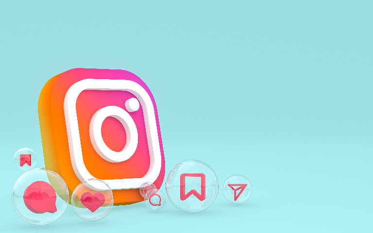 Foto zeigt Instagram-Logo